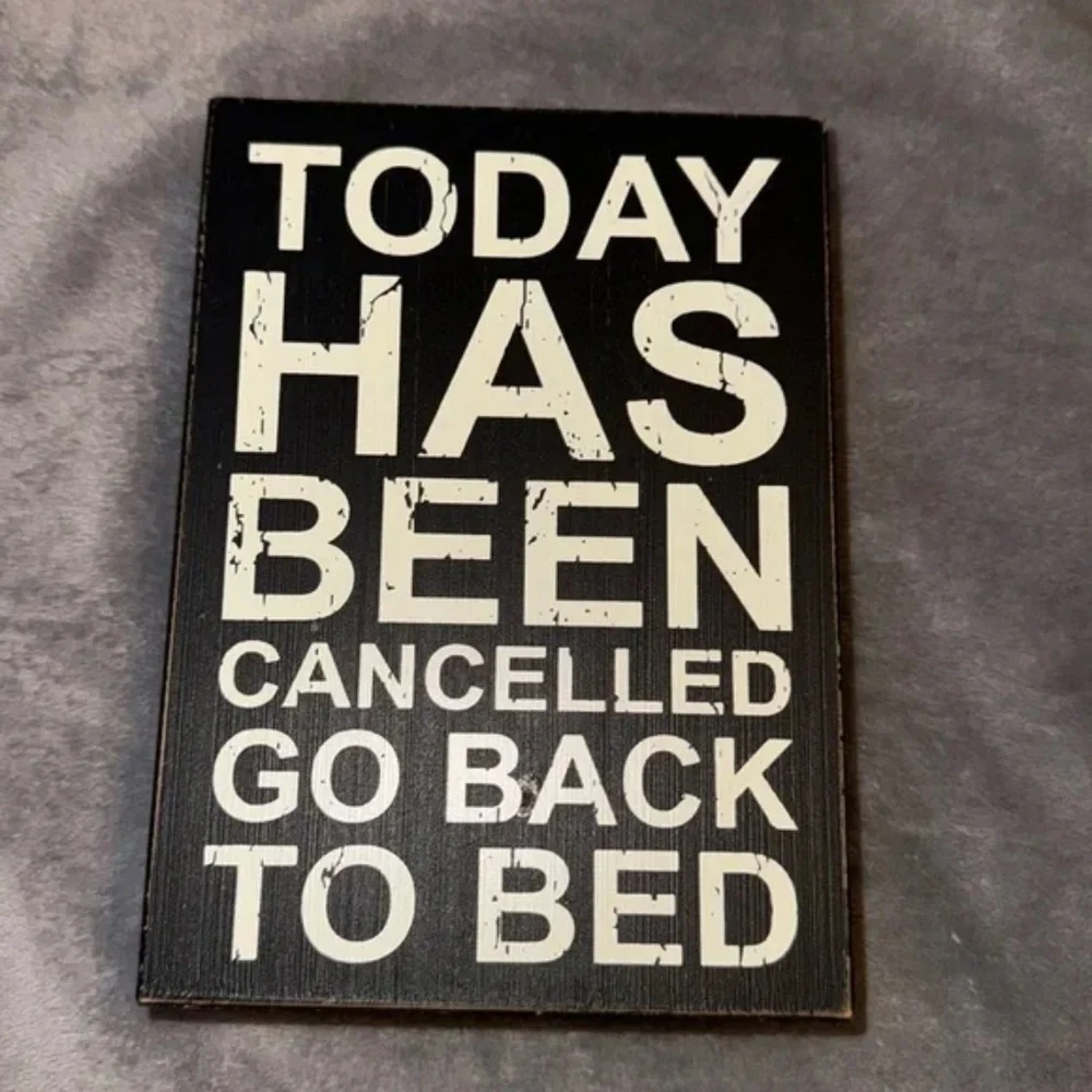 Wood Sign Distressed - Picture 1 of 1